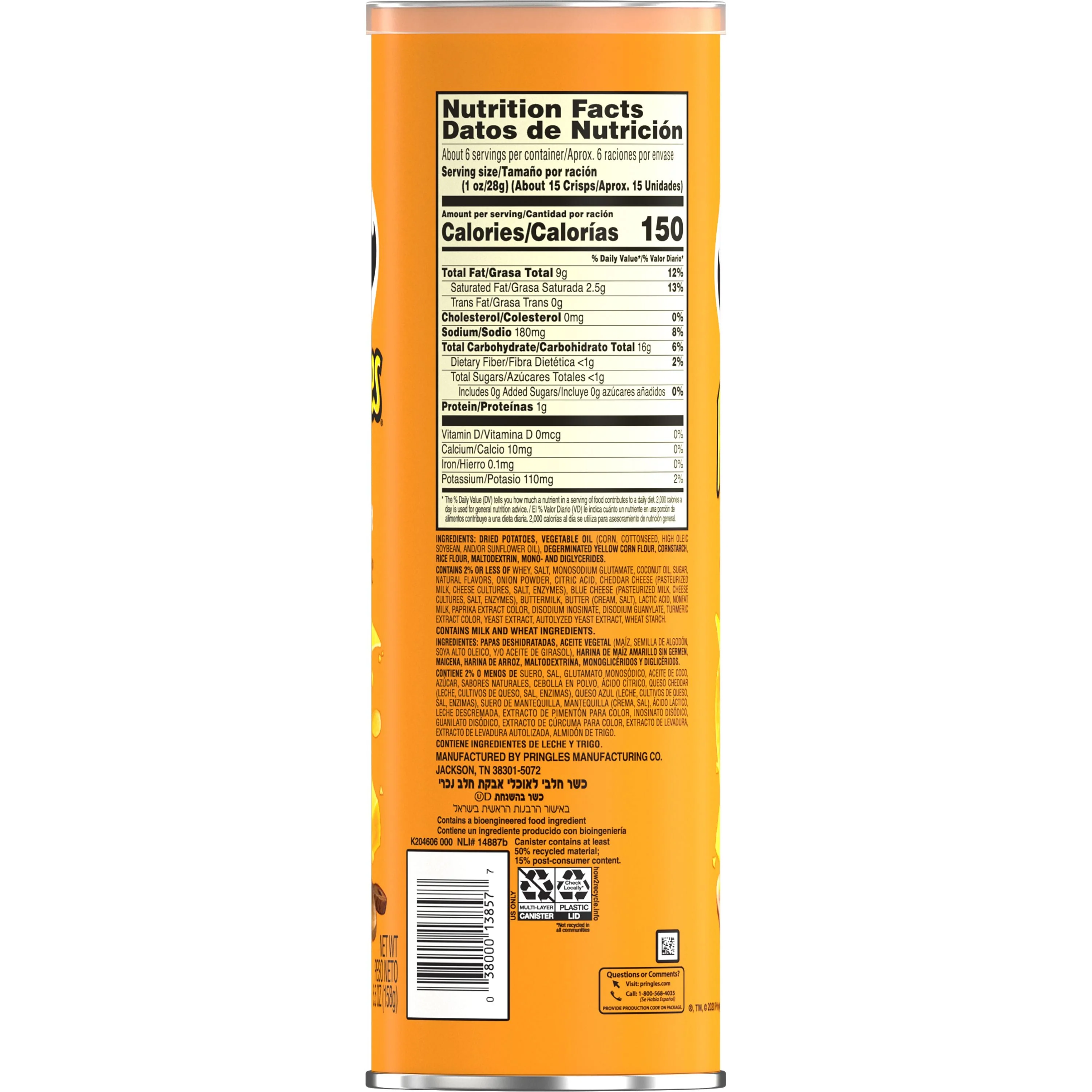 Pringles Chips Cheddar Cheese - Image 3